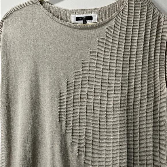 Lafayette 148 Cream Textured Sweater Vest - Picture 3 of 7